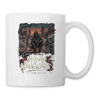 Urban Vanguard Berlin Graffiti Stil - Tasse - Weiß - Rechts