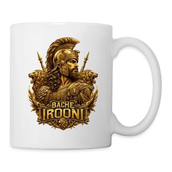 Bache Irooni Krieger Persien Gold - Tasse - Weiß - Rechts