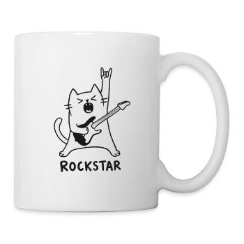 Rock Cat - Tasse - Weiß - Rechts