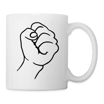 Faust - Tasse - Weiß - Rechts