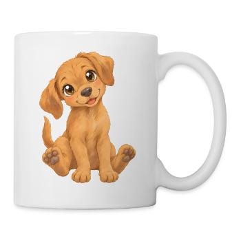 Rhodesian Ridgeback – süßer Hundewelpe - Tasse - Weiß - Rechts