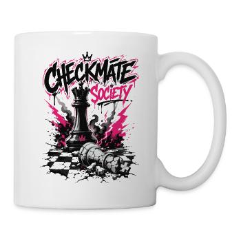  Players Schachspieler Schachspiel Schachbrett - Tasse - Weiß - Rechts