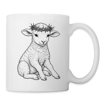 Lamm Gottes – Hoffnung - Tasse - Weiß - Rechts