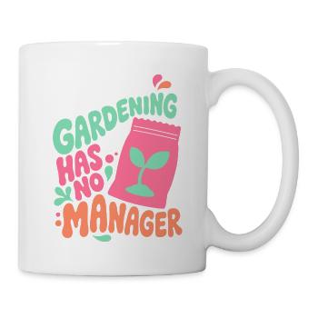 Chaos Gardening ohne Manager - Tasse - Weiß - Rechts