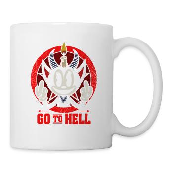 Go to hell - Tasse - Weiß - Rechts