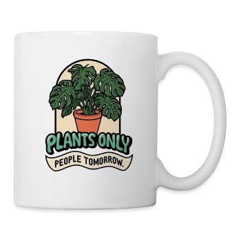 Monstera TODAY! - Tasse - Weiß - Rechts