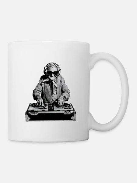DJ Oma - Tasse - Weiß