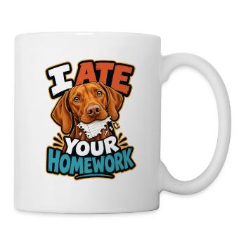 Ungarischer Pointer - Tasse - Weiß - Rechts