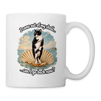 Raus aus meinem Schneckenhaus - Tasse - Weiß - Rechts