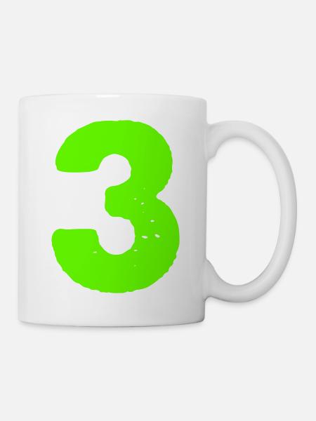 3 - Tasse - Weiß