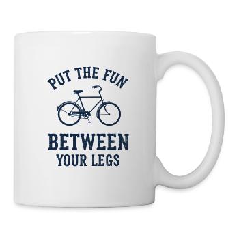Put the fun... - Tasse - Weiß - Rechts