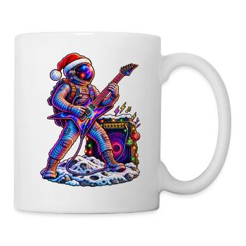 KOSMISCHER ROCKER | Santas lautester Helfer - Tasse - Weiß - Rechts