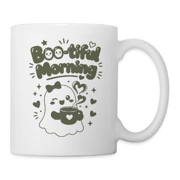 Boo-tiful Morning Geisterkaffee - Tasse - Weiß - Rechts