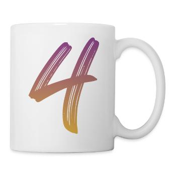 4 - Tasse - Weiß - Rechts