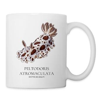 Peltodoris atromaculata, Fleckenmeer-Schönheit - Tasse - Weiß - Rechts