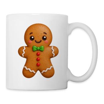 Lebkuchenmann - Tasse - Weiß - Rechts