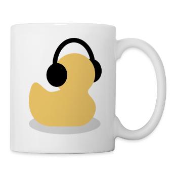 Kopfhörerente im Puls-Design - Tasse - Weiß - Rechts