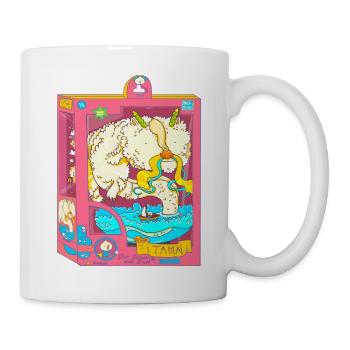Der Drache und das Boot - Tasse - Weiß - Rechts
