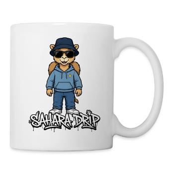 Sahara Drip Camel Streetwear - Tasse - Weiß - Rechts