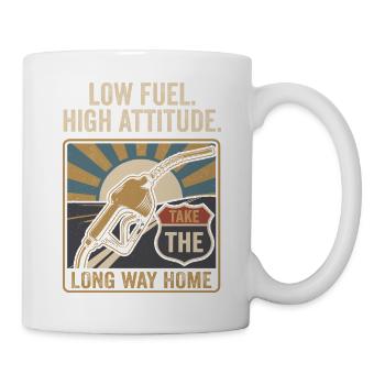 Fuel Freedom Vintage Roadtrip High Attitude - Tasse - Weiß - Rechts