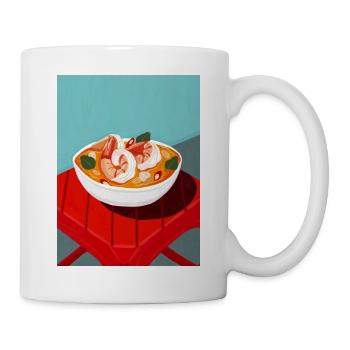 Thai street food - Tom yum goong - Tasse - Weiß - Rechts