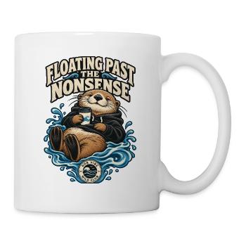 RobVibe Wild Club – Otter Past the Nonsense - Tasse - Weiß - Rechts
