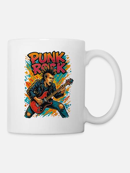 Punk - Tasse - Weiß