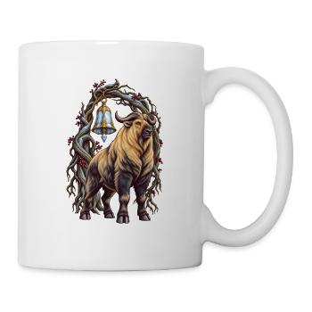 Takin mit winterlichem Kristallglockentor - Tasse - Weiß - Rechts