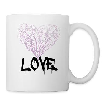grafittitree - Tasse - Weiß - Rechts