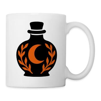 Halbmond Zaubertrank Icon - Tasse - Weiß - Rechts