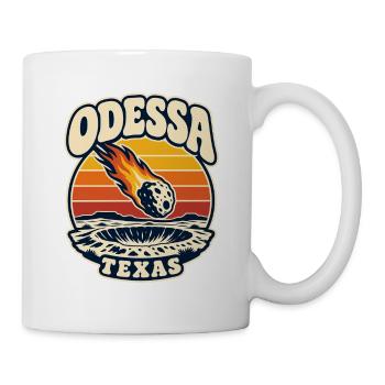 Texas Odessa Meteor Sunset - Tasse - Weiß - Rechts