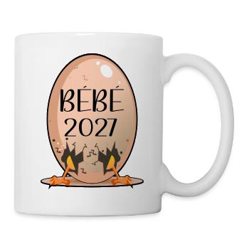 Hühner 2027 - Tasse - Weiß - Rechts
