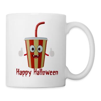Frohen Halloween-Cola-Becher - Tasse - Weiß - Rechts
