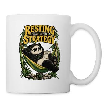 RobVibe Wild Club – Panda-Strategie - Tasse - Weiß - Rechts