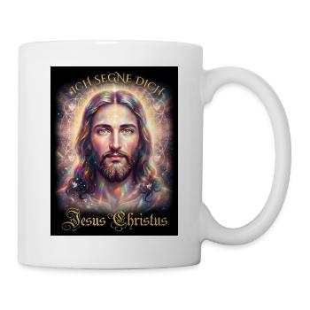 Jesus Christus Ich segne Dich - Tasse - Weiß - Rechts
