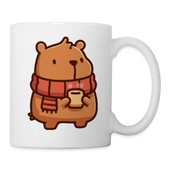 Kapybara-kleines Nagetier - Tasse - Weiß - Rechts