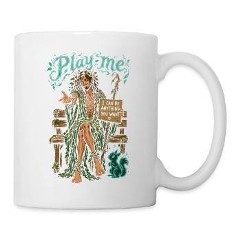 Flirty Druid: Alles, was du willst, TTRPG-Kunst - Tasse - Weiß - Rechts