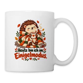 Einigelmodus - Tasse - Weiß - Rechts