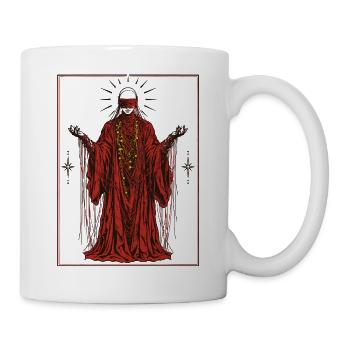 Dark Red Priestess Mystical Gothic - Tasse - Weiß - Rechts