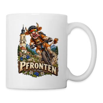 Pfronten - Kuhbiker im Allgäu - Tasse - Weiß - Rechts
