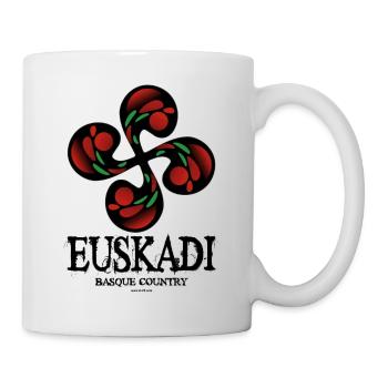 Baskische Quer - Tasse - Weiß - Rechts