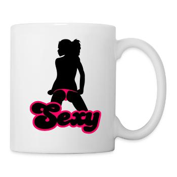Sexy - Tasse - Weiß - Rechts
