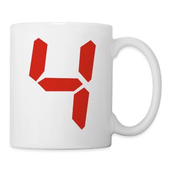 4 - Tasse - Weiß - Rechts