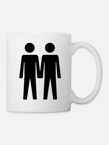 Two Guys - Tasse - Weiß