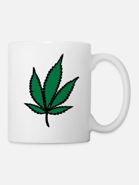 gras - Tasse - Weiß
