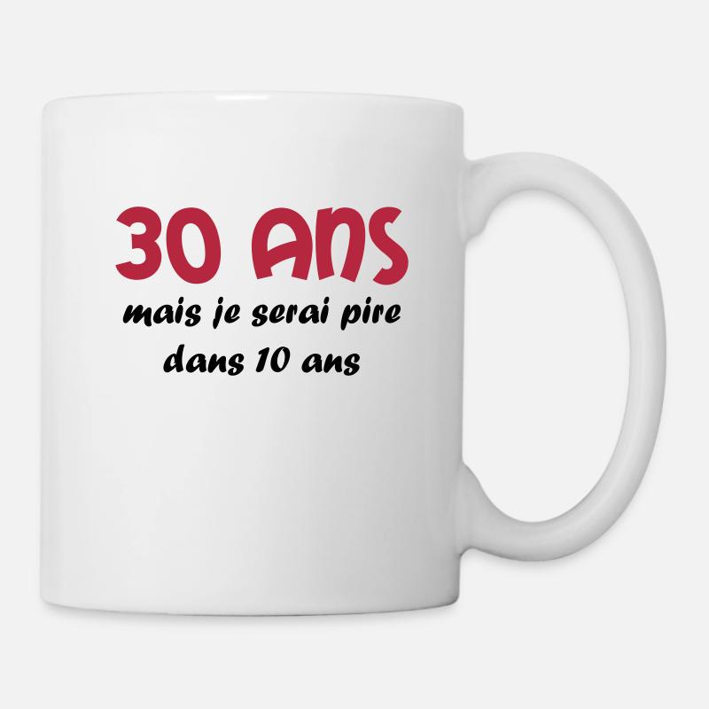 30 ans - Mug blanc - blanc