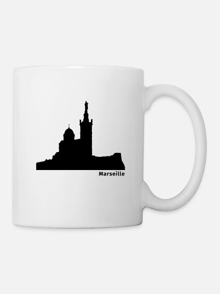 Marseille - Mug blanc - blanc