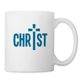 Christ Kreuz - Tasse - Weiß - Rechts