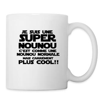 une nounou carrément plus cool - Mug blanc - blanc - Droite