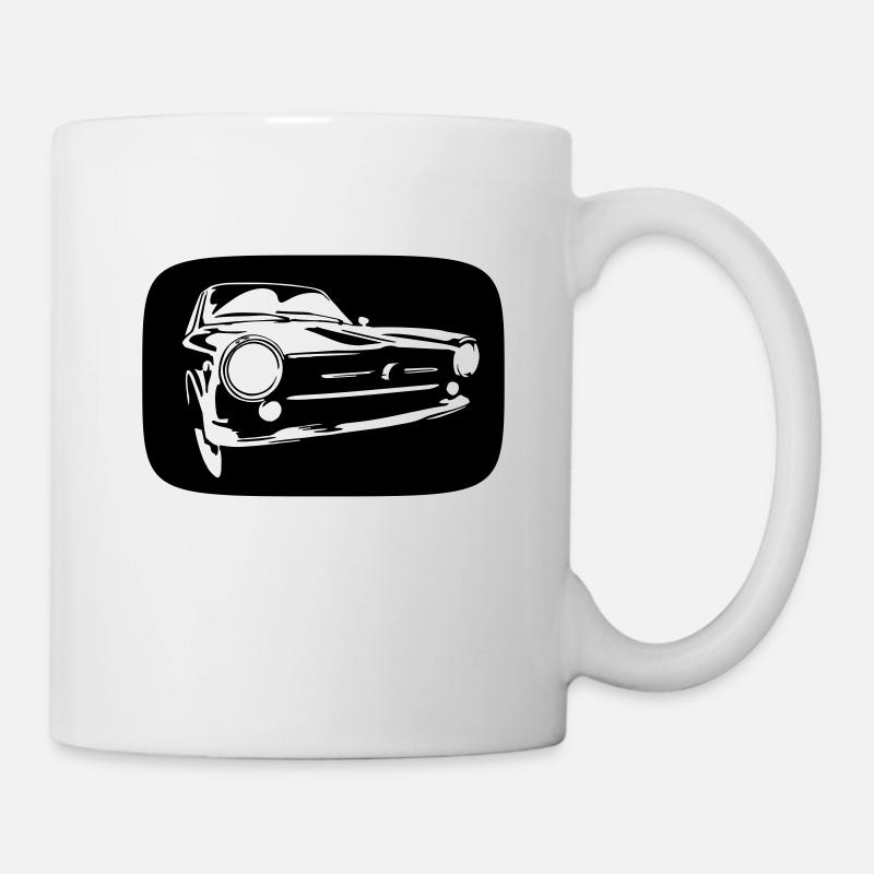 car - Tasse - Weiß